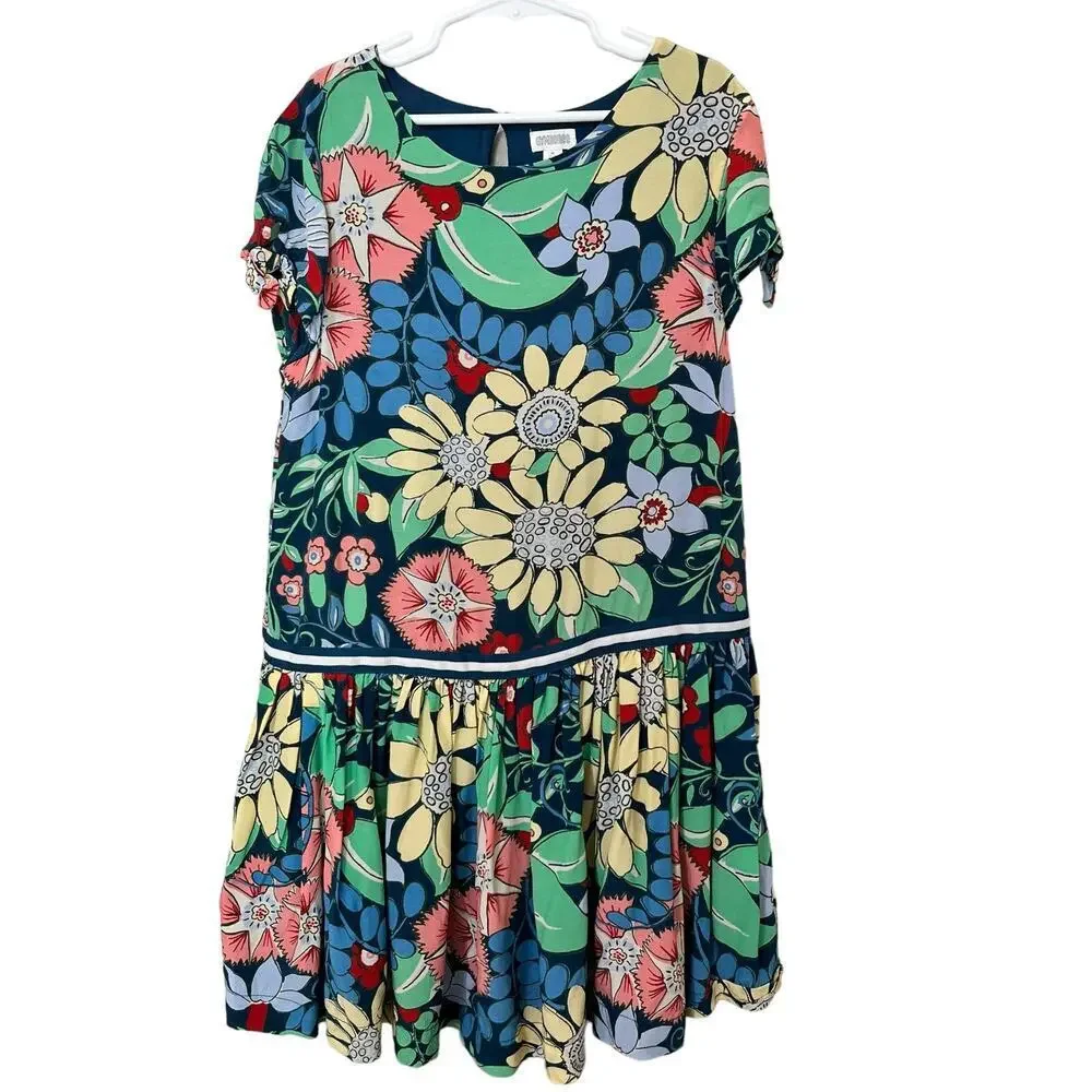 Gymboree Floral Girl’s Dress Size 7-8 (M) Fully Lined‎ Tierd